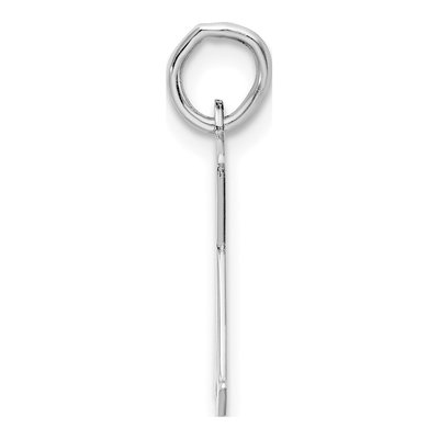 Sterling Silver Block Letter K Charm – view 3