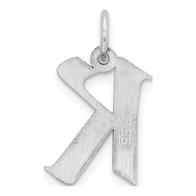 Sterling Silver Block Letter K Charm – view 4