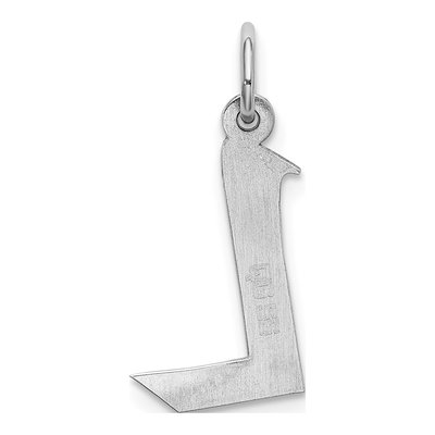 Sterling Silver Letter L Charm – view 4