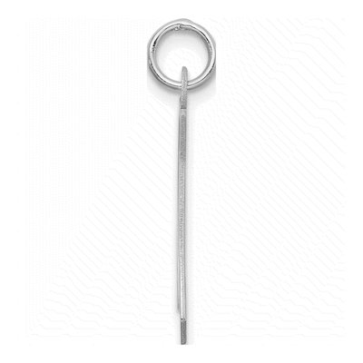 Sterling Silver Letter M Charm – view 3