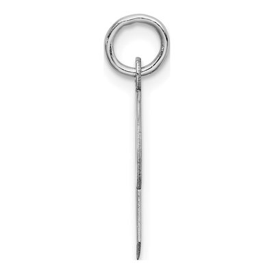 Sterling Silver Letter P Charm – view 3