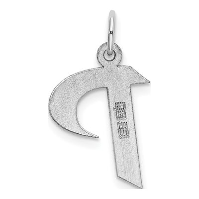 Sterling Silver Letter P Charm – view 4
