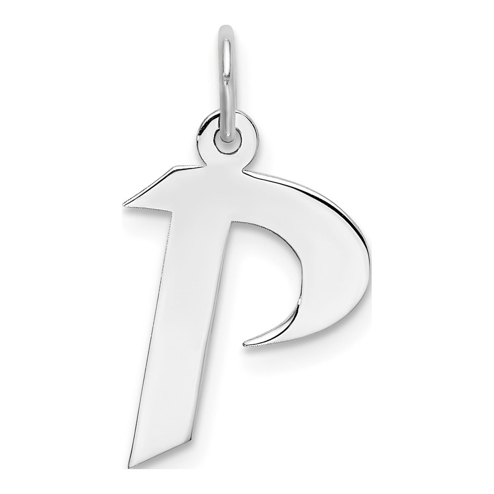 Sterling Silver Letter P Charm