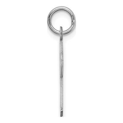 Sterling Silver Letter R Charm – view 3