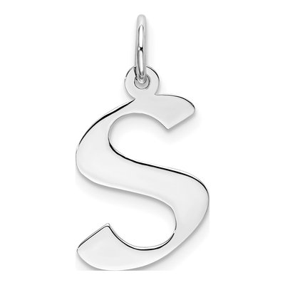 Sterling Silver Letter S Charm