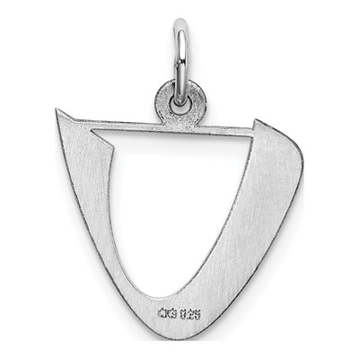 Sterling Silver Block Letter Y Charm – view 4