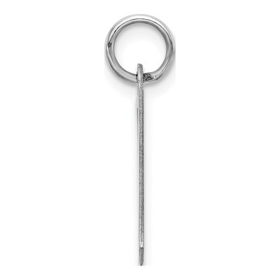 Sterling Silver Letter V Charm – view 3