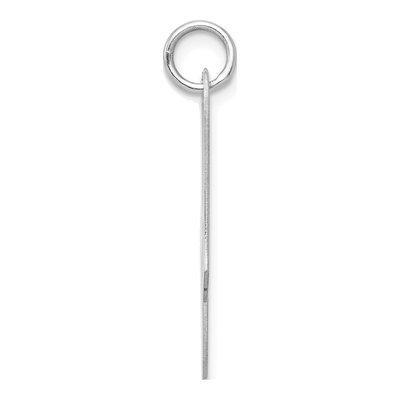 Sterling Silver Script Letter A Pendant – view 3