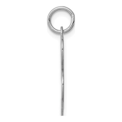 Sterling Silver Script Letter B Pendant – view 3