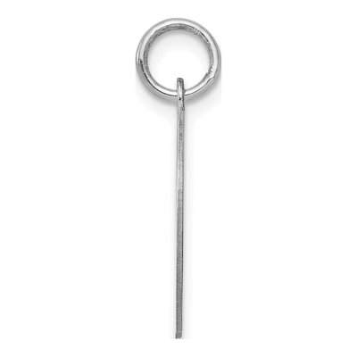 Sterling Silver Script Letter D Charm – view 3