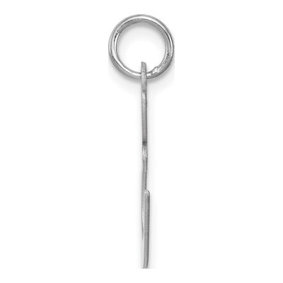Sterling Silver Script Letter E Charm – view 3