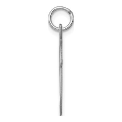 Sterling Silver Letter F Charm – view 3