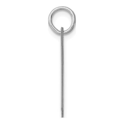 Sterling Silver Letter H Charm – view 3