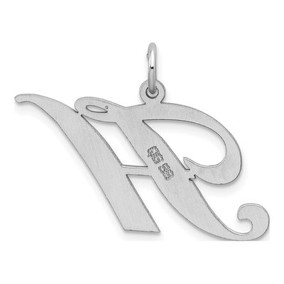 Sterling Silver Letter H Charm – view 4