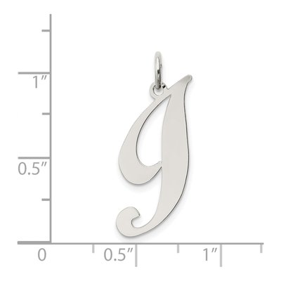Sterling Silver Initial I Charm – view 4