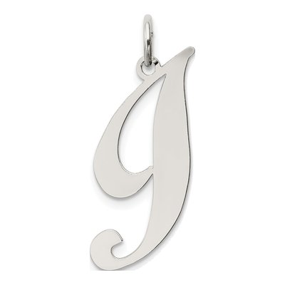Sterling Silver Initial I Charm