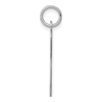 Sterling Silver Script Letter P Charm – view 3