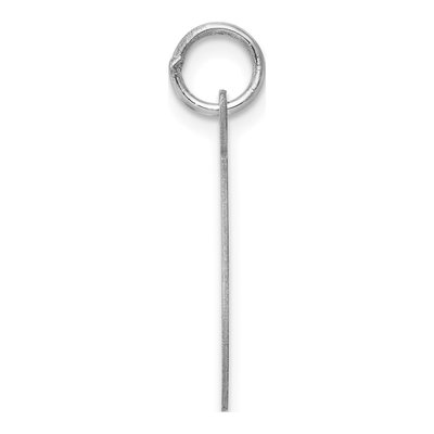 Sterling Silver Script Letter T Charm – view 3