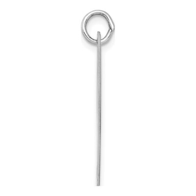 Sterling Silver Script Letter Y Pendant – view 2