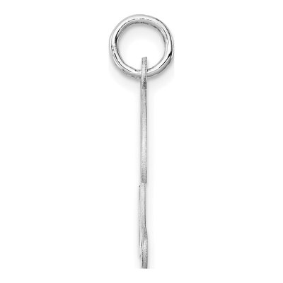 Sterling Silver Script Letter Z Charm – view 2