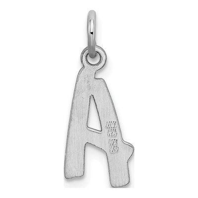 Sterling Silver Letter A Pendant – view 4