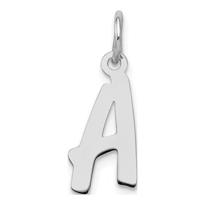 Sterling Silver Letter A Pendant