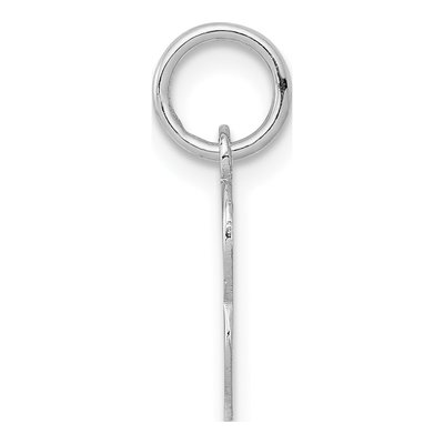 Sterling Silver Letter B Pendant – view 3