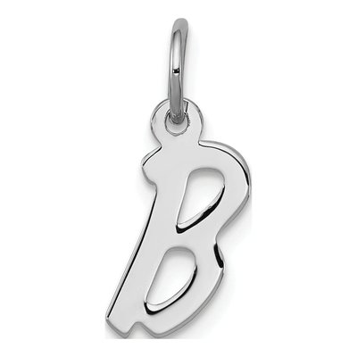 Sterling Silver Letter B Pendant