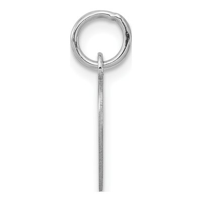 Sterling Silver Letter D Pendant – view 2