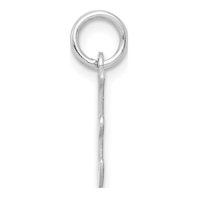 Sterling Silver Letter E Pendant – view 2