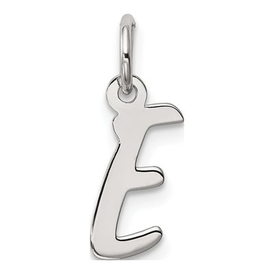 Sterling Silver Letter E Pendant