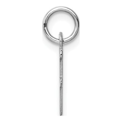 Sterling Silver Letter F Pendant – view 3