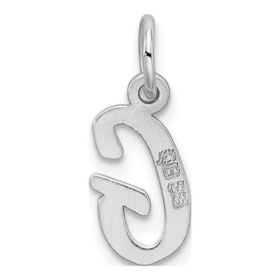 Sterling Silver Letter G Charm – view 4