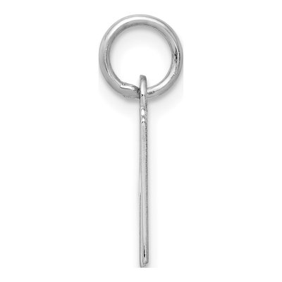 Sterling Silver Letter H Pendant – view 2