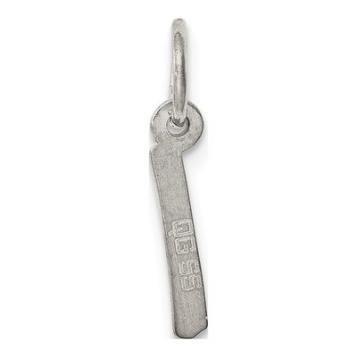 Sterling Silver Letter I Initial Pendant – view 4