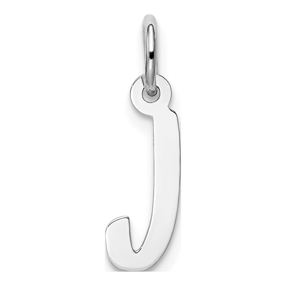 Sterling Silver Letter J Charm