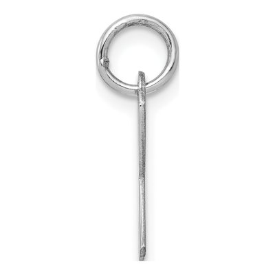 Sterling Silver Letter K Pendant – view 3