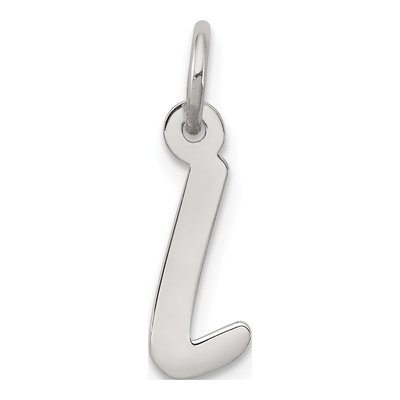 Sterling Silver Letter L Pendant