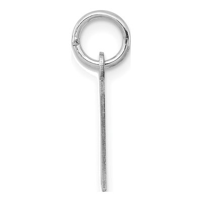 Sterling Silver Letter M Pendant – view 3