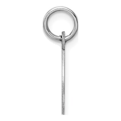 Sterling Silver Letter O Pendant – view 3