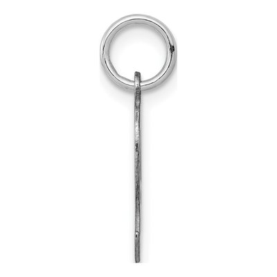 Sterling Silver Letter Q Pendant – view 2