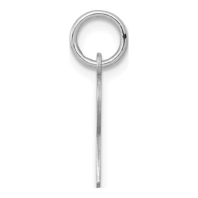 Sterling Silver Letter R Pendant – view 2