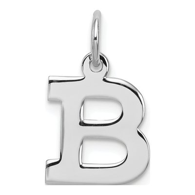 Sterling Silver Letter B Charm