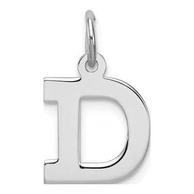 Sterling Silver Letter D Charm