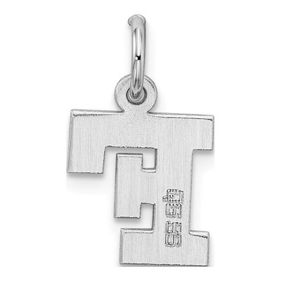 Sterling Silver Block Letter F Charm – view 4