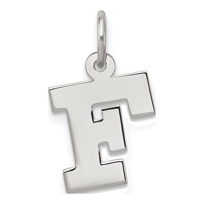 Sterling Silver Block Letter F Charm