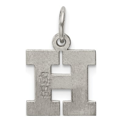 Sterling Silver Letter H Charm – view 4