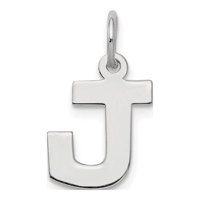 Sterling Silver Letter J Charm