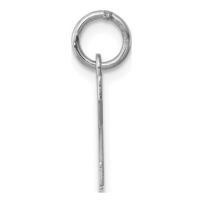 Sterling Silver Letter K Charm – view 3