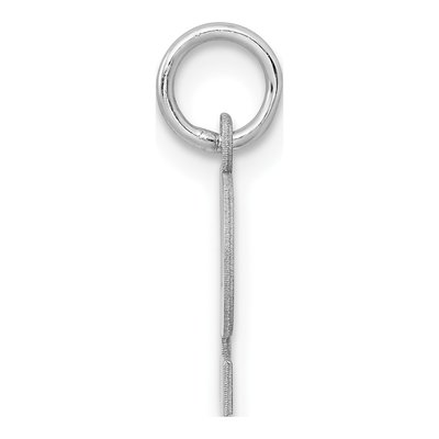 Sterling Silver Letter P Charm – view 3